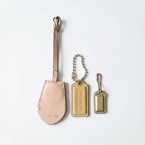 Coach Hang Tag In Neutrals, Set Of 3